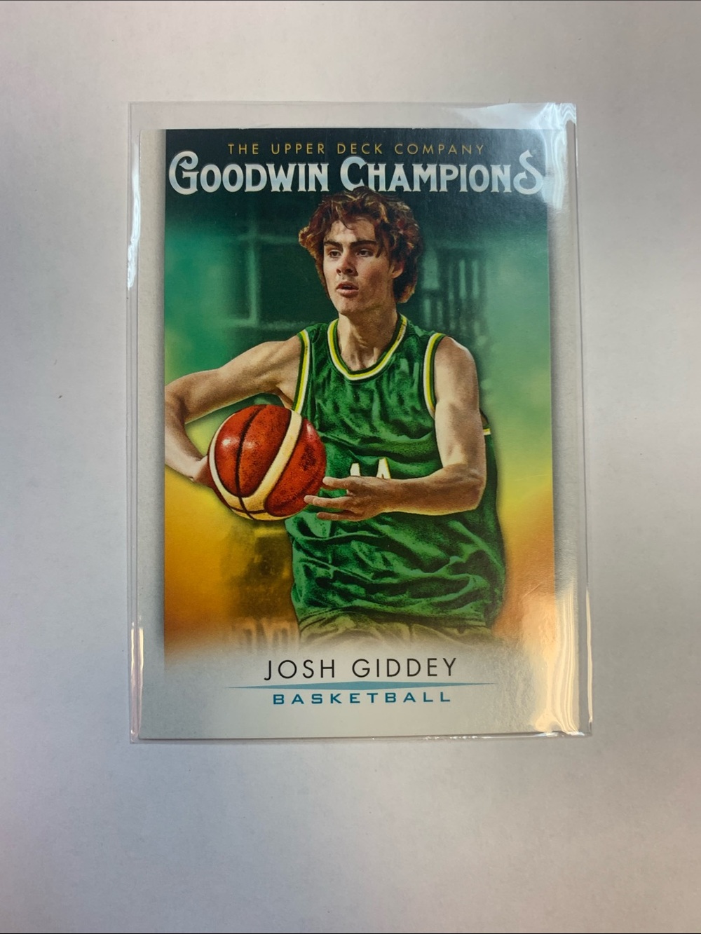 Goodwin Champions Josh Giddey Basketball Card - Green Jersey